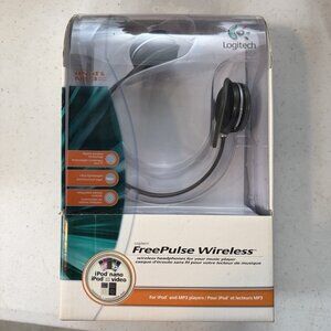 Logitech FreePulse Wireless Bluetooth Headphones Lightweight Black NEW